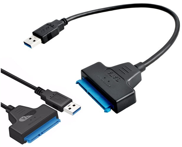 USB 3.0 till SATA Adapter för HDD & SSD – Hårddiskkabel