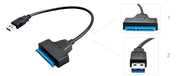 USB 3.0 till SATA Adapter för HDD & SSD – Hårddiskkabel