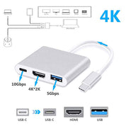 USB-C Adapter till Macbook - HDMI & USB 3.0