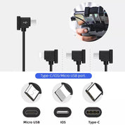 USB-C till Micro-USB Kabel för DJI Mavic - 15cm