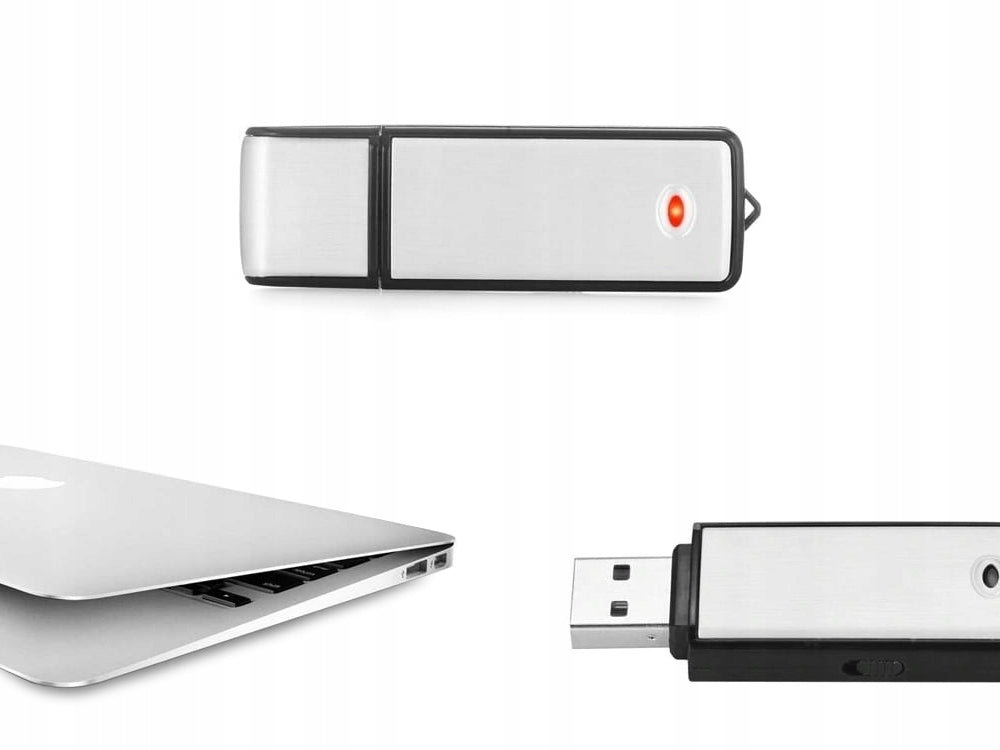 USB Ljudinspelare 8GB - Minnessticka och Diktafon