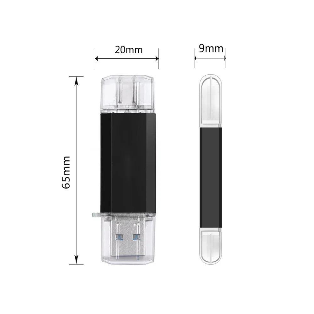 USB med USB 3.0 & USB-C – 64GB