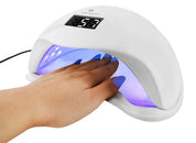 UV Lampa med Klämmor för Naglar - Torkar Naglar - Nagellampa 48W