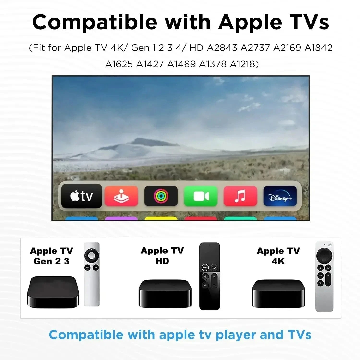 Universell Fjärrkontroll för Apple TV