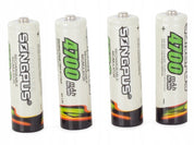 Uppladdningsbara AA-batterier - 4700 mAh - 4-Pack