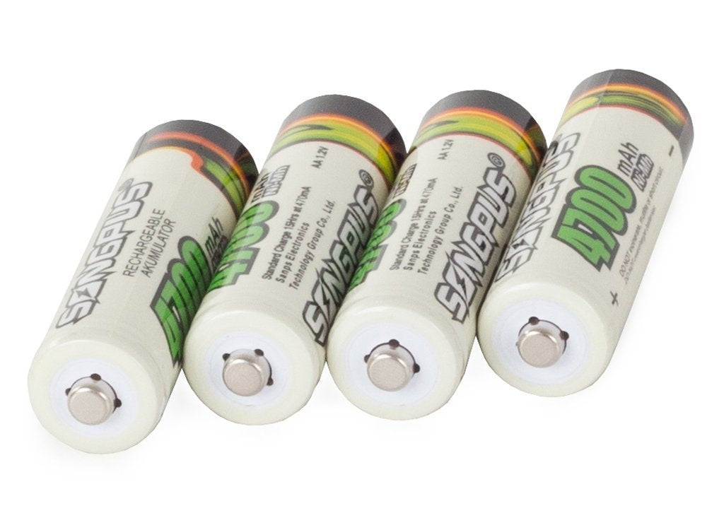 Uppladdningsbara AA-batterier - 4700 mAh - 4-Pack
