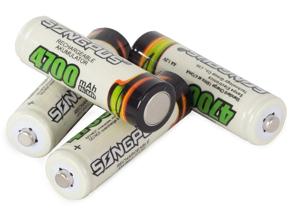 Uppladdningsbara AA-batterier - 4700 mAh - 4-Pack