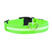 Uppladdningsbart LED-halsband för Hund - Välj Storlek & Färg!