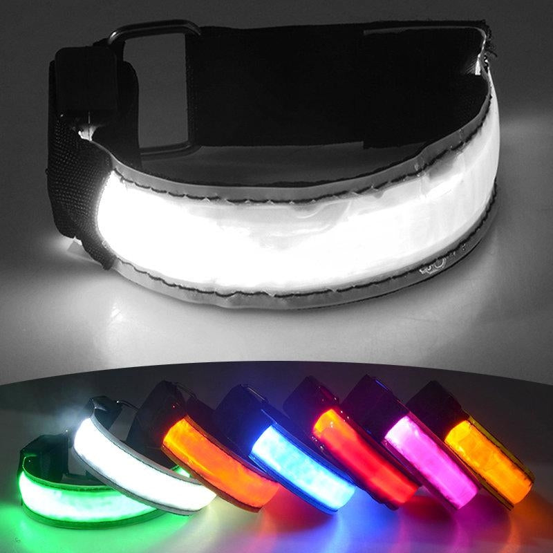 Uppladdningsbart LED-reflexband - Välj Färg & Antal!