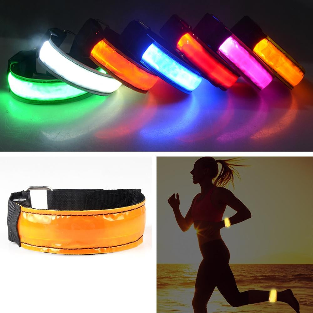 Uppladdningsbart LED-reflexband - Välj Färg & Antal!