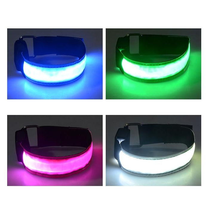 Uppladdningsbart LED-reflexband - Välj Färg & Antal!