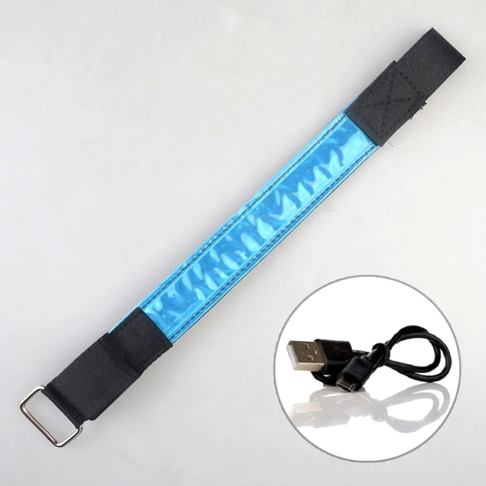 Uppladdningsbart LED-reflexband - Välj Färg & Antal!