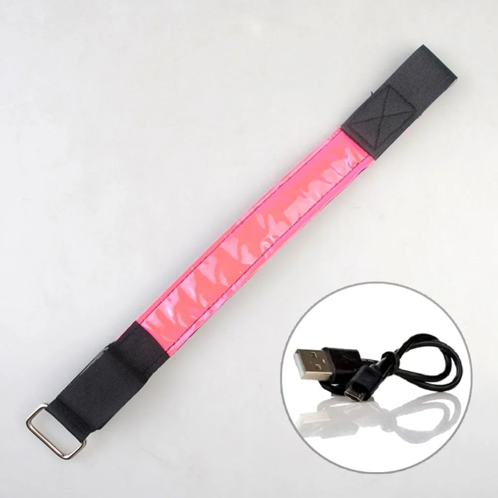 Uppladdningsbart LED-reflexband - Välj Färg & Antal!