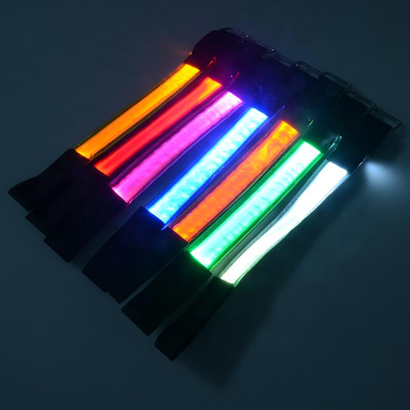 Uppladdningsbart LED-reflexband - Välj Färg & Antal!