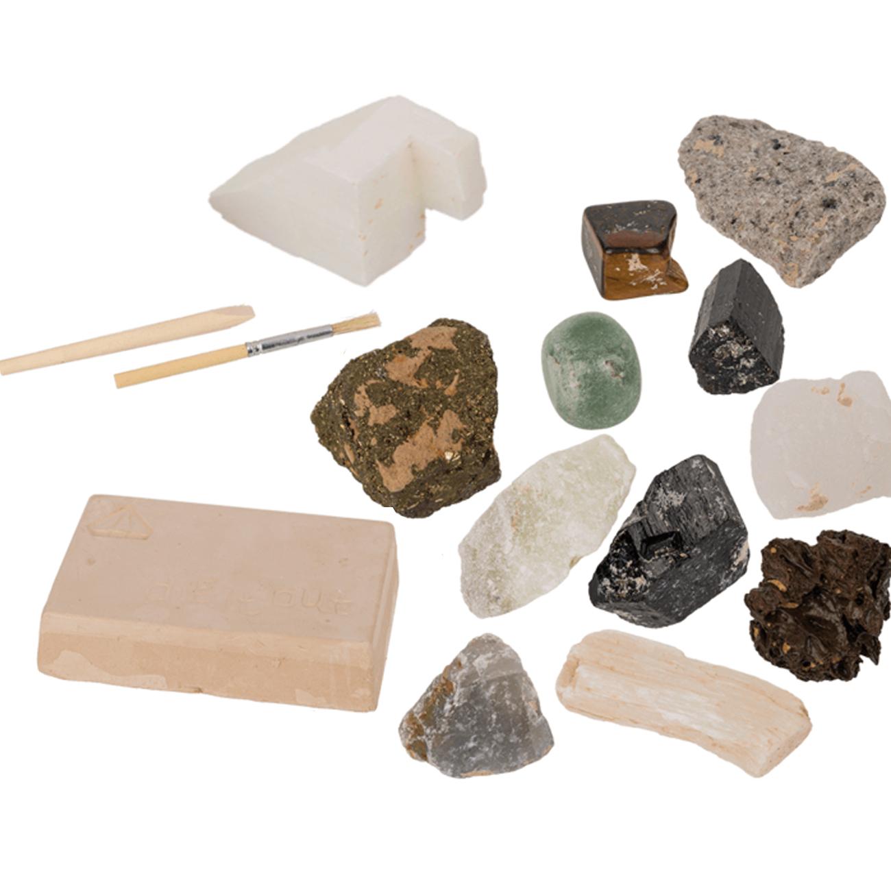 Utgrävningsset med Ädelstenar - 5 st