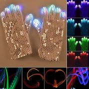 Vantar / Handskar med LED-Ljus - 6 Olika Ljuslägen