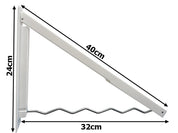 Väggmonterad Klädhängare – Hopfällbar 40 cm