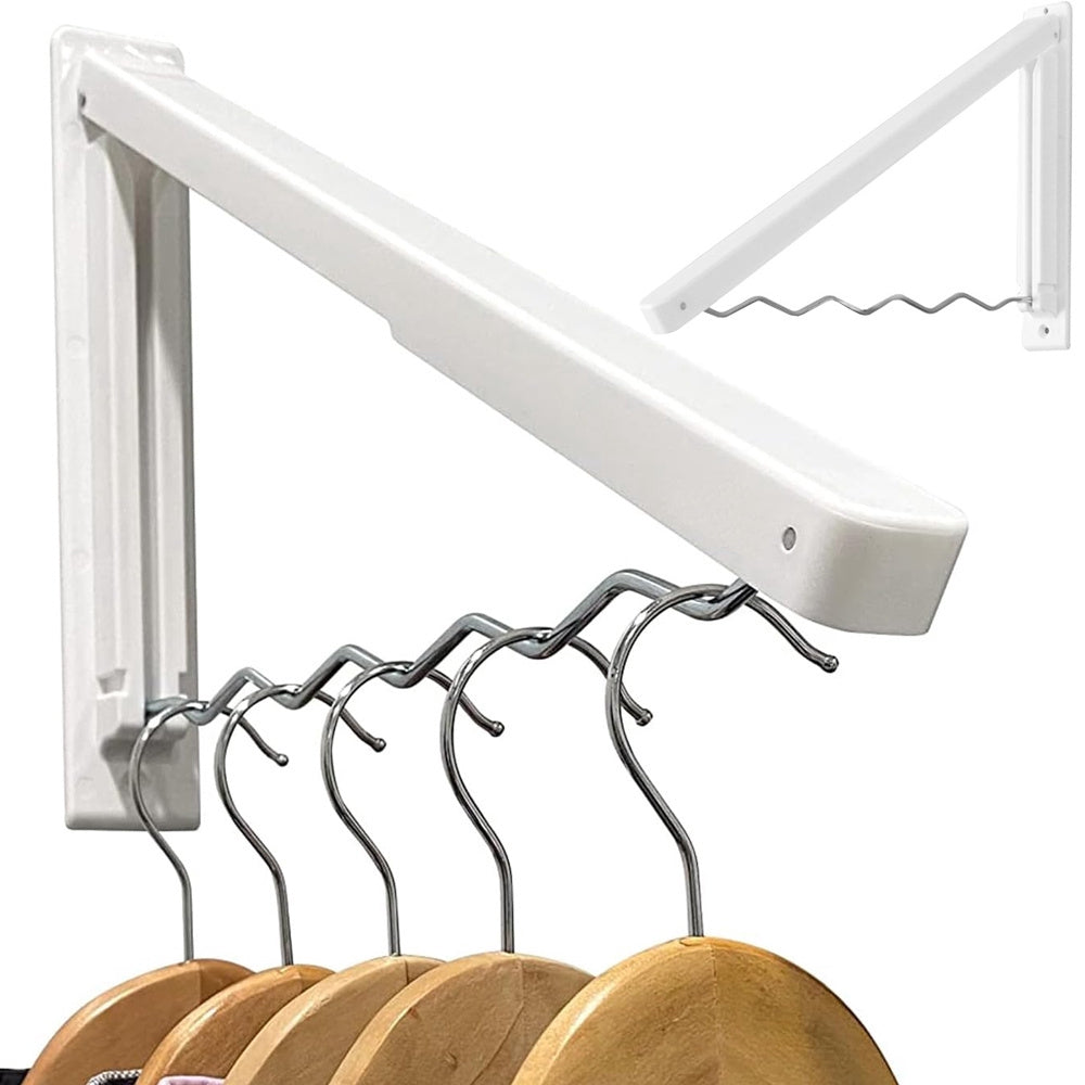 Väggmonterad Klädhängare – Hopfällbar 40 cm