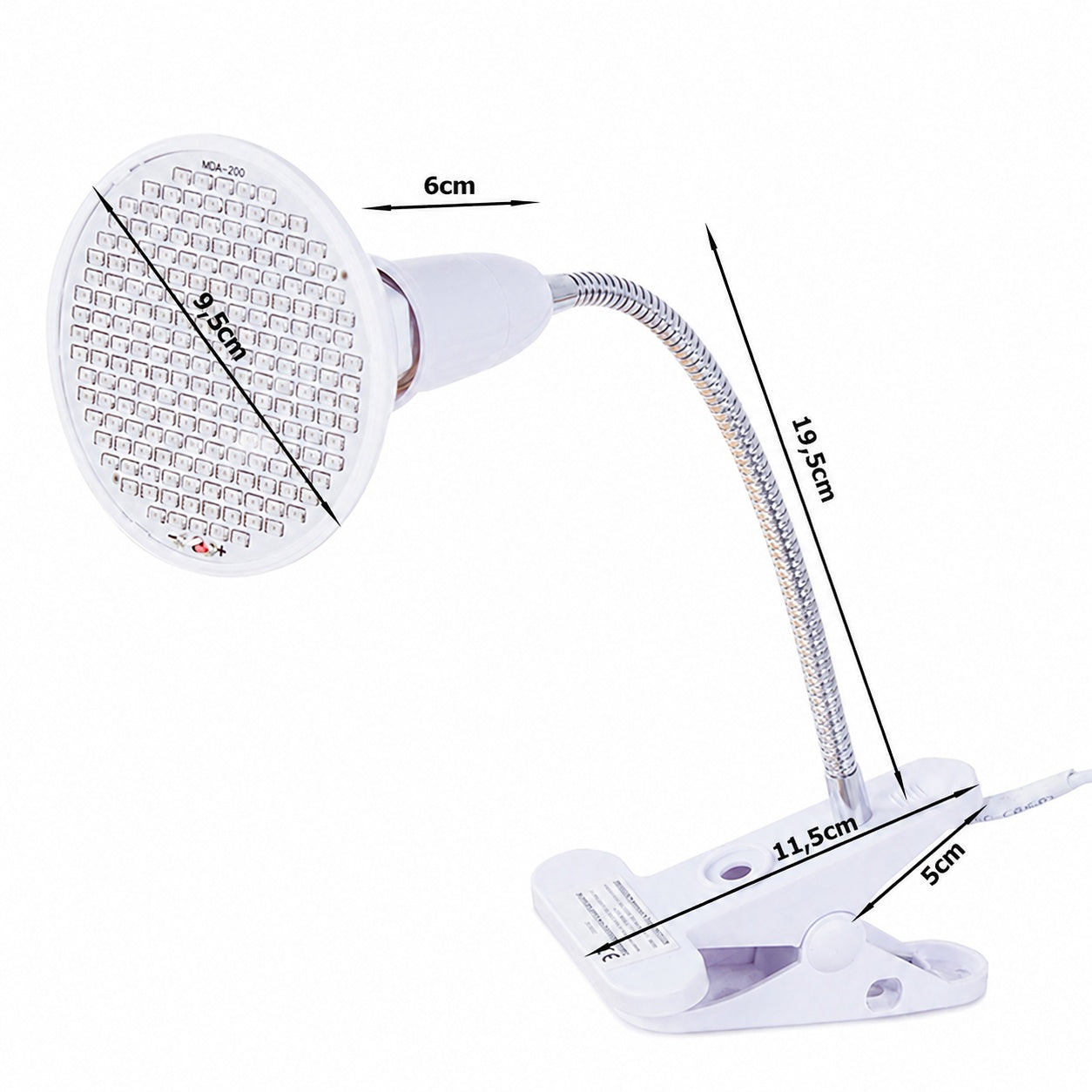 Växtlampa med Klämma - Växtbelysning - Lampa För Växter