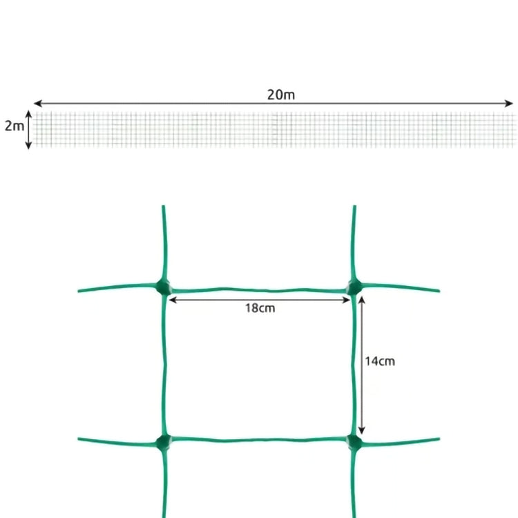 Växtnät / Stödnät för Växter - 2x20m