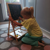 Whiteboard/Blackboard Tavla för Barn - Dubbelsidig