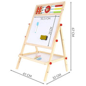 Whiteboard/Blackboard Tavla för Barn - Dubbelsidig