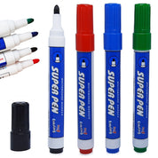 Whiteboardpennor med 4 Färger - 4-Pack