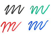 Whiteboardpennor med 4 Färger - 4-Pack