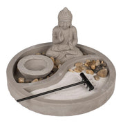Zen Buddha Bordsdekoration med Ljushållare