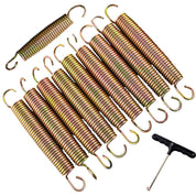 10-Pack - Fjädrar till Studsmatta + Verktyg - 165 mm
