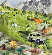 Dinosaurie Bilbana för Barn - 240-Delar