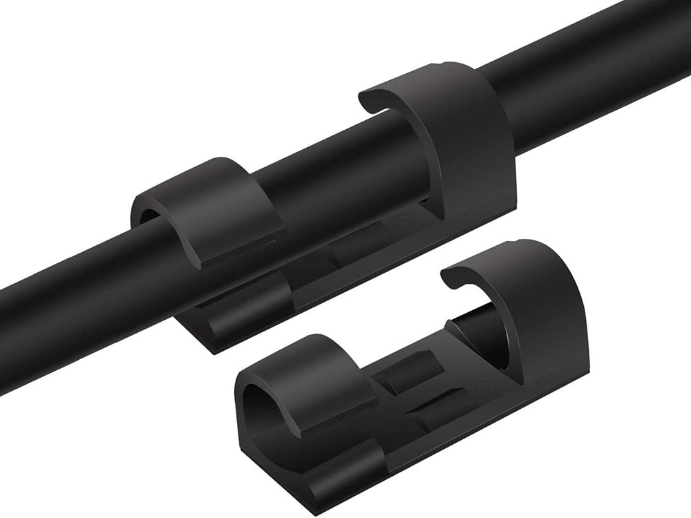 20-Pack Självhäftande Kabelhållare - Kabelclips
