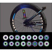 LED-ljus med motiv till Cykelhjul / Cykel - 32 olika motiv