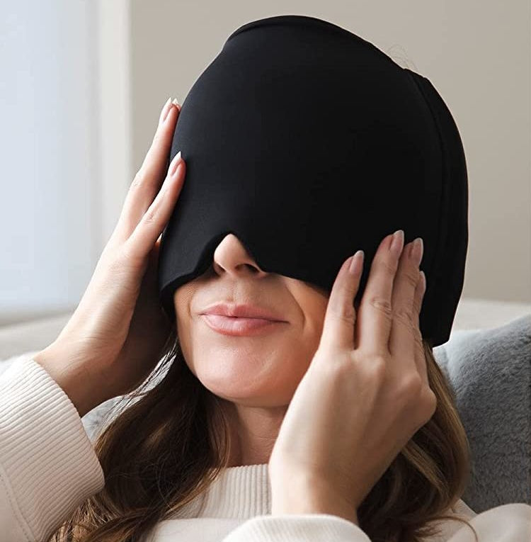 Ögonmask mot Huvudvärk - Gelmask - Svalkande/värmande mask