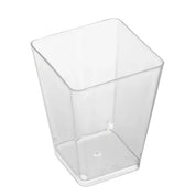 50-Pack - Bägare Fyrkantig / Plastbägare - 120ml