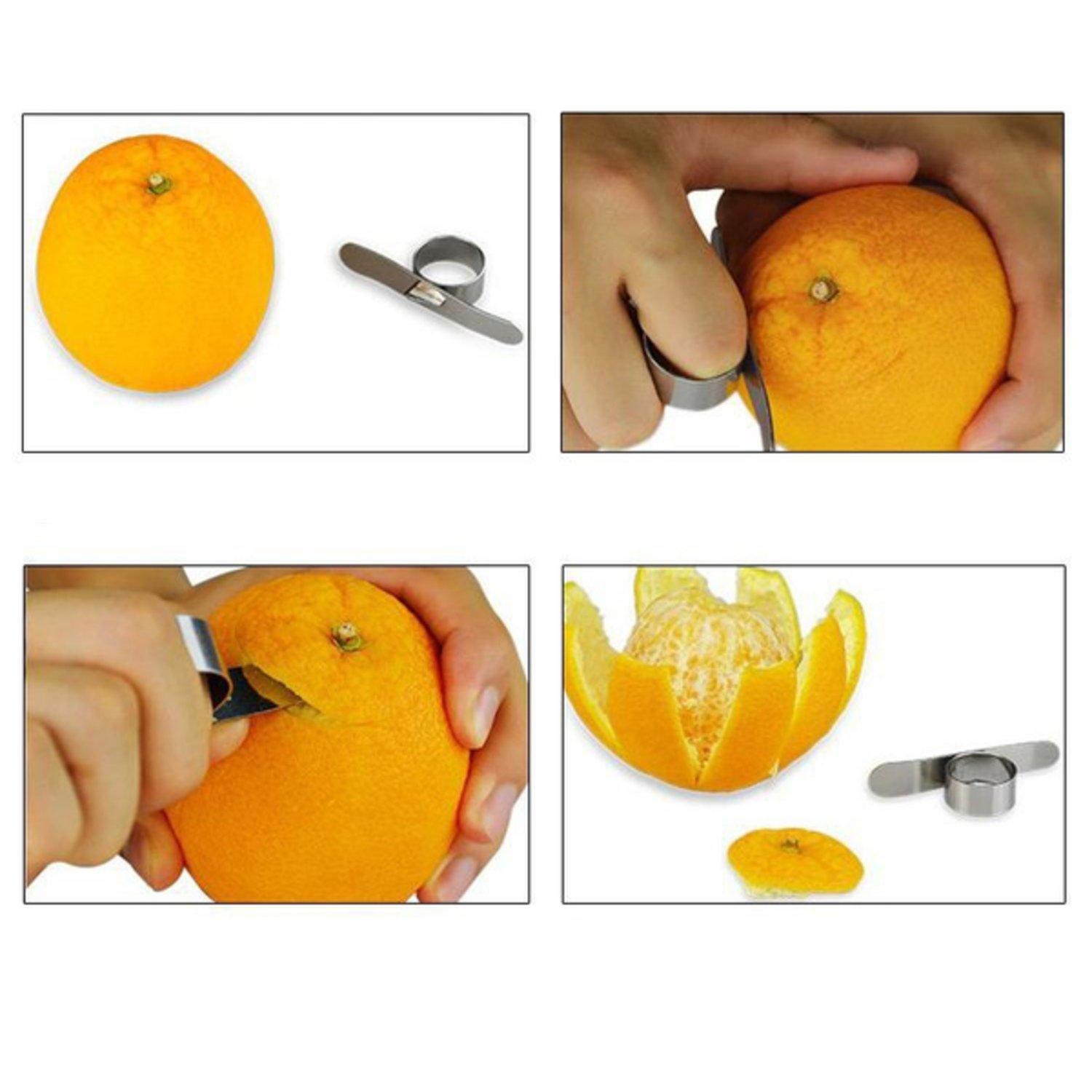 Apelsinskalare i Rostfritt - 2-Pack