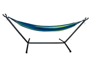 Hängmatta med Stativ 200kg - 200x150 cm