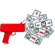 Pengarpistol / Money Gun - Skjuter ut sedlar - Pistol