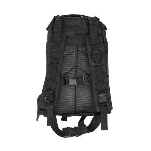 Militärväska / Ryggsäck i Nylon, Svart - 26 Liter