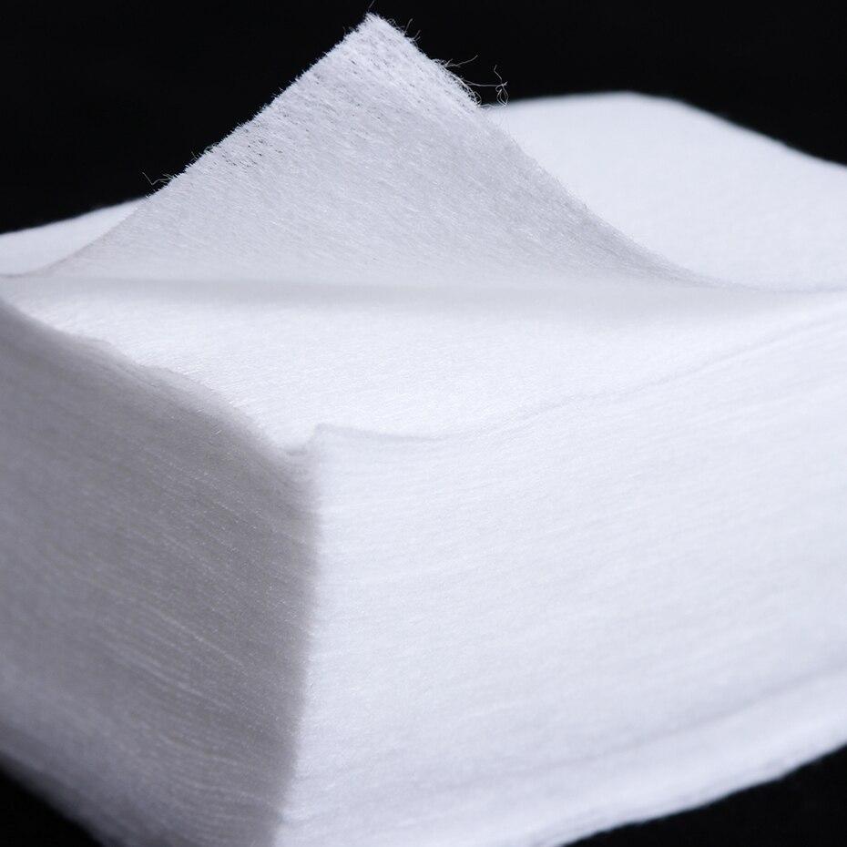 500-Pack - Nail Wipes - Luddfria pads för naglar