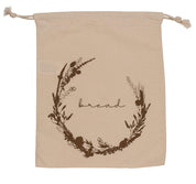 Brödpåse i Bomull - Påse för Bröd - Naturvit - 35 x 29 cm