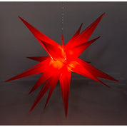 Julstjärna / Trådlös LED-lampa - Juldekoration