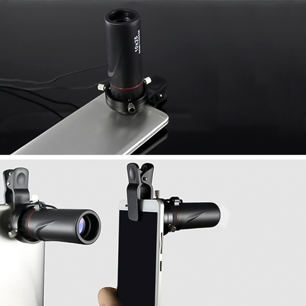 Monokulär Kikare - 10x Förstoring med 25mm Objektiv