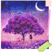 Diamond Painting / DIY 5D Diamantmålning - 30x30cm - Träd