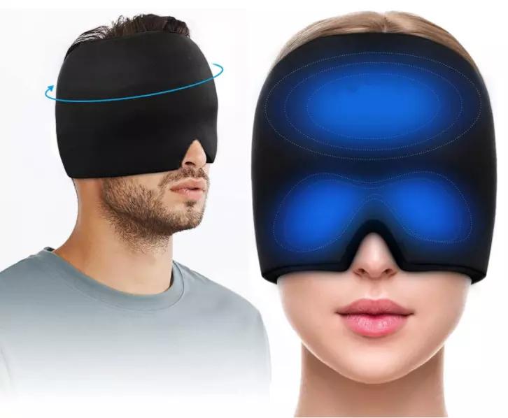 Ögonmask mot Huvudvärk - Gelmask - Svalkande/värmande mask