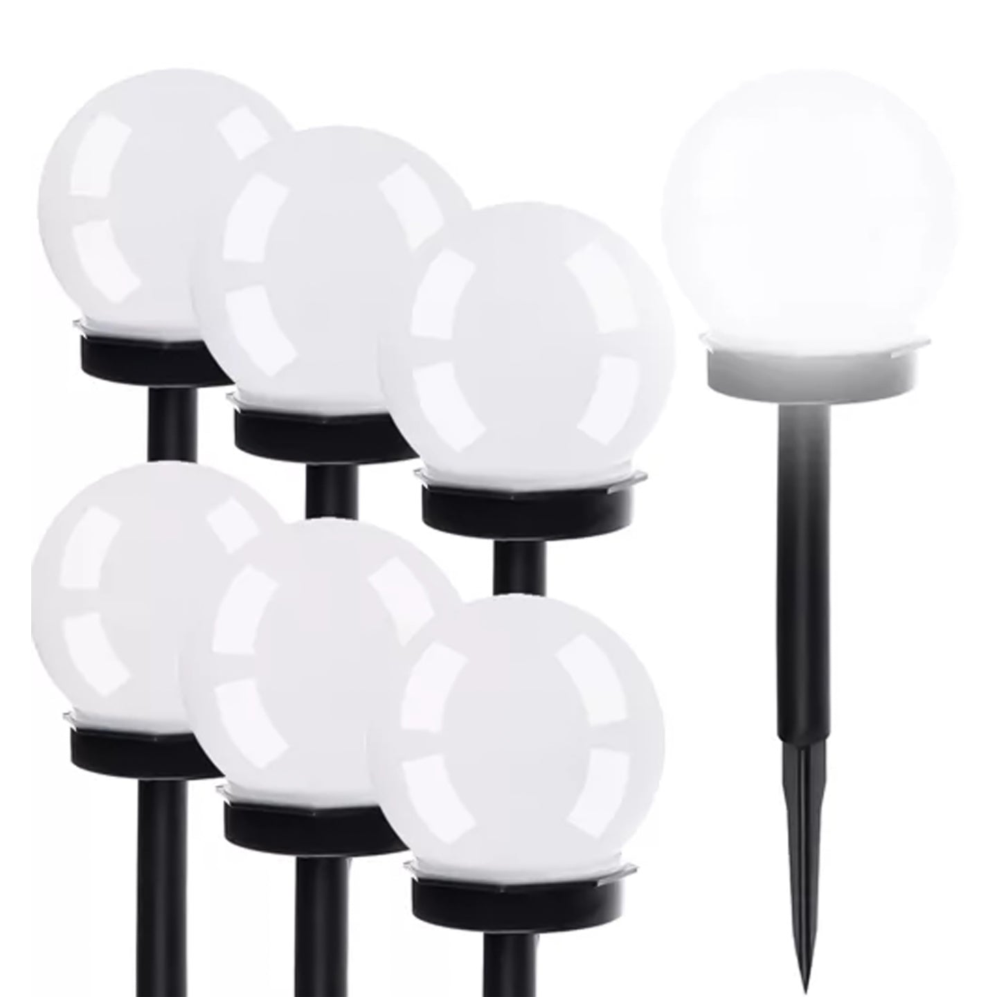 Trädgårdslampa Solcell / Lampa till Trädgård - 6 st