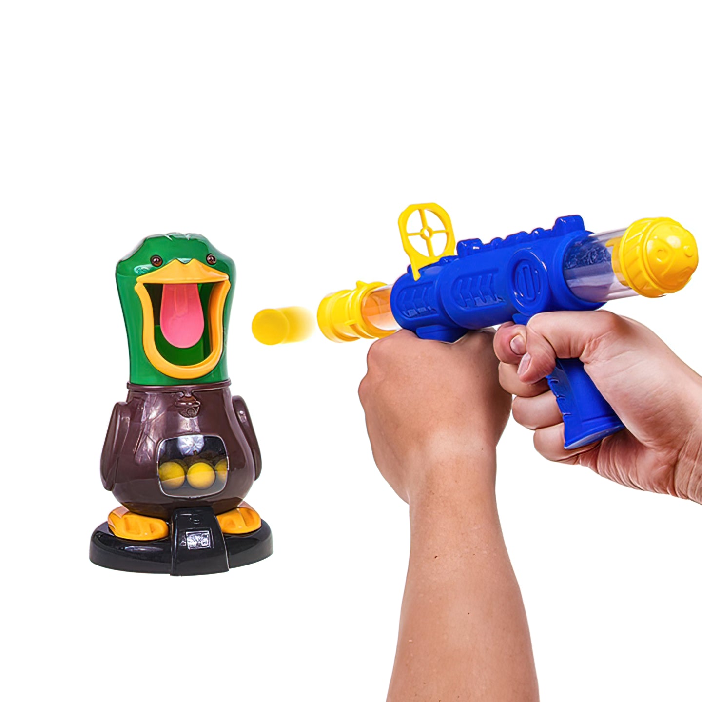 Prickskyttespel för Barn - Hungry Duck Spel