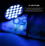 UV-Lampa för Sedeldetektor - 2-Pack
