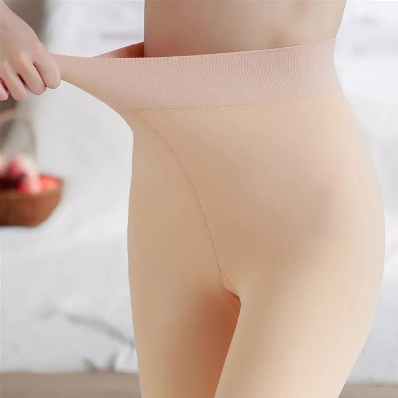 Fodrade Vinter Leggings med Strumpor - Dam - Håller dig varm