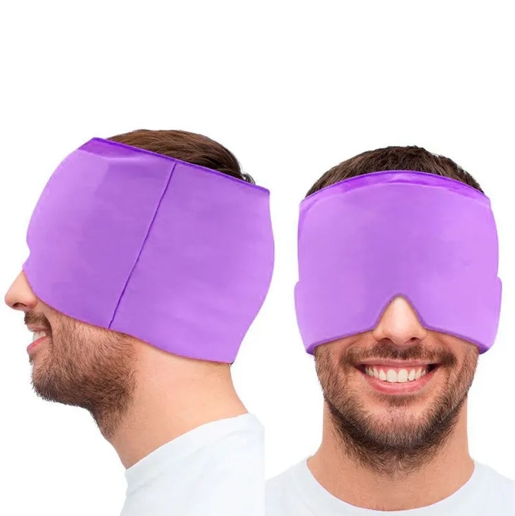 Ögonmask mot Huvudvärk - Gelmask - Svalkande/värmande mask